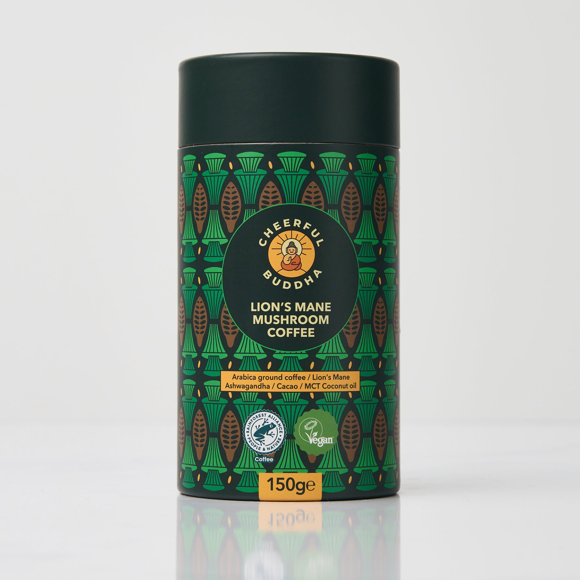 Cheerful Buddha Lion's Mane Mushroom Coffee 150g — Superfood Coffee Blend 