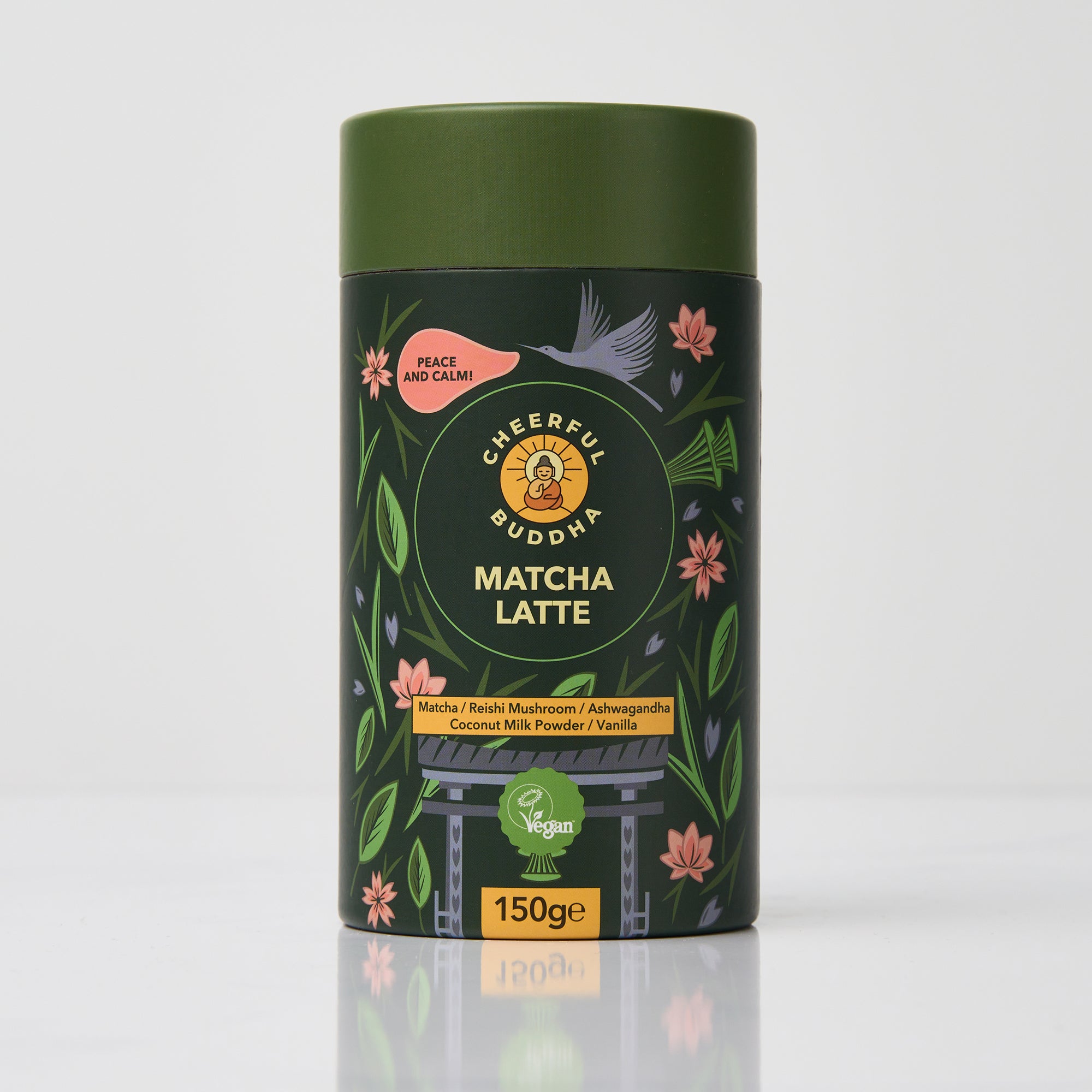 Cheerful Buddha Matcha Latte 150g — Superfood Latte