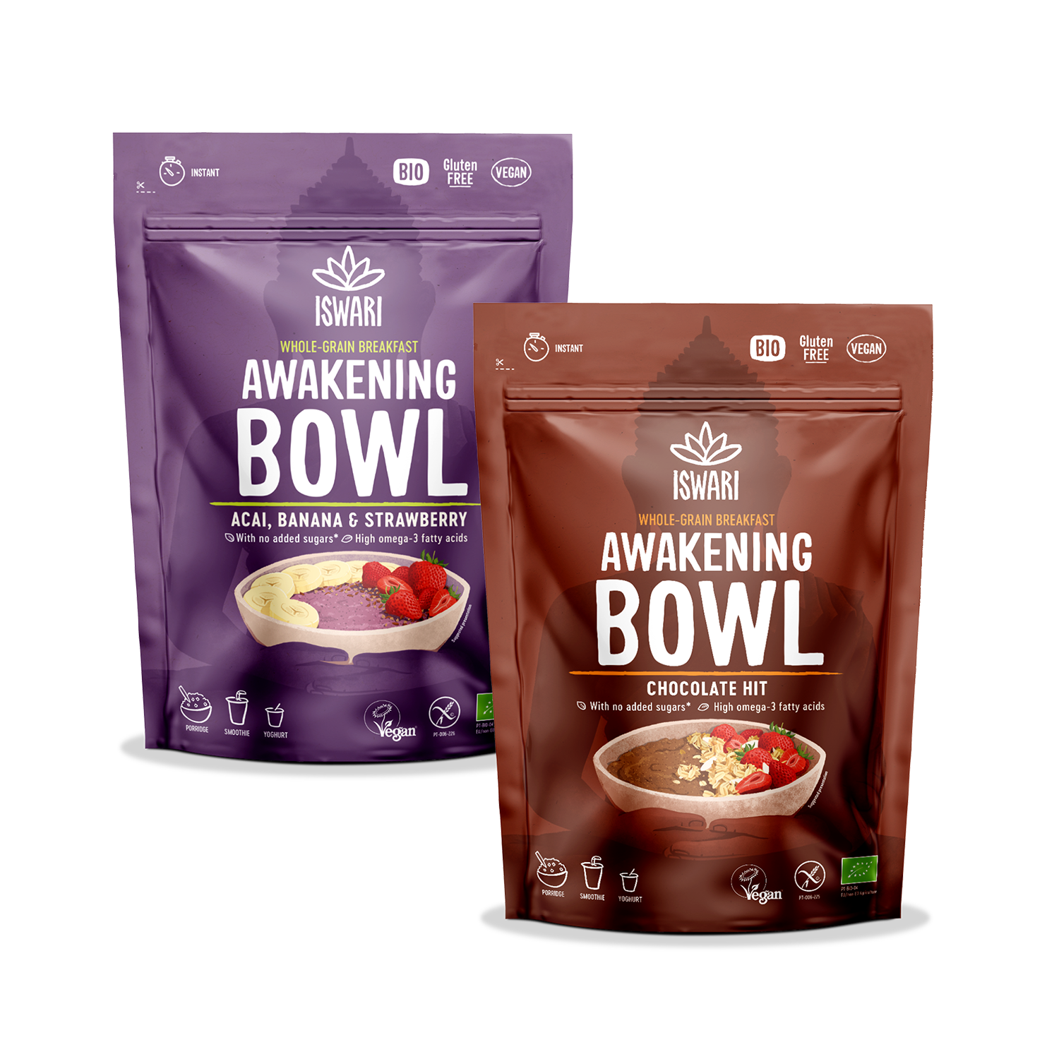 Iswari Bundle - Chocolate Hit & Acai Awakening Bowls