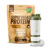 Iswari Bundle - Super Vegan Protein Muscle Growth Peanut Maca & Bottle/Shaker