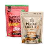 Iswari Bundle - Super Vegan Protein Muscle Growth Red Berry & Goji + Pancake & Waffle Mix
