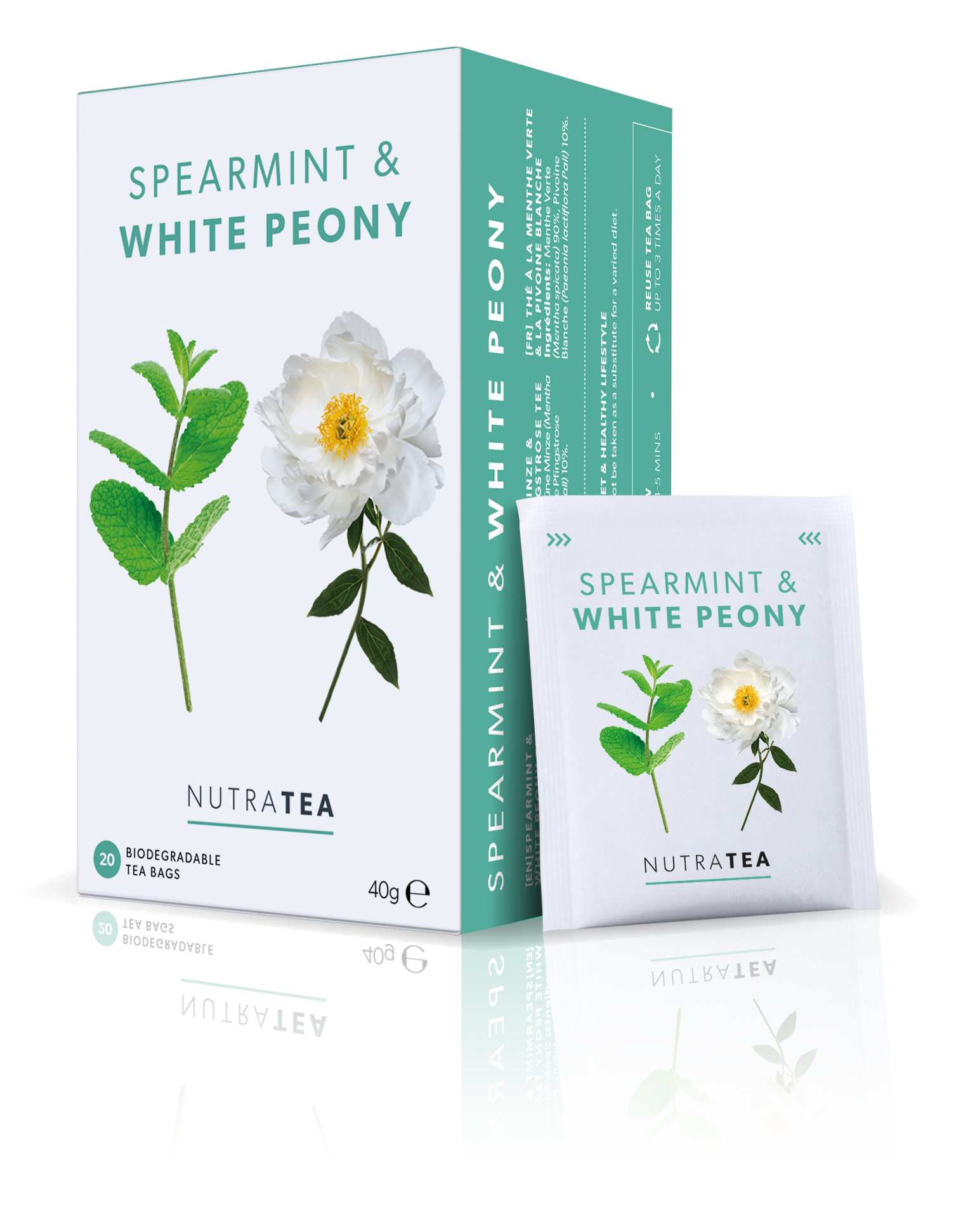 SPEARMINT & WHITE PEONY — PMOS & Digestive Support - NutraTea