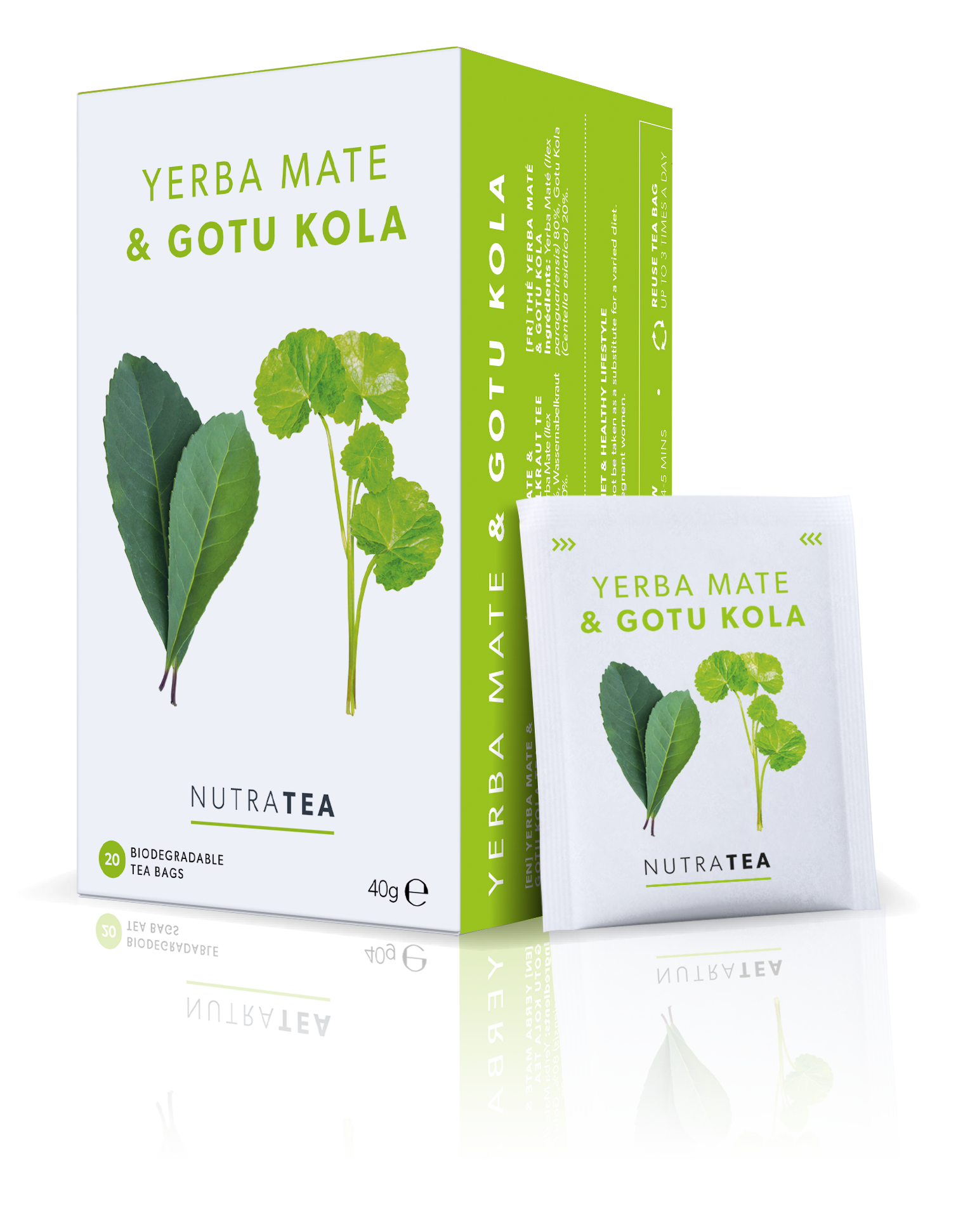 YERBA MATE & GOTU KOLA – Energy & Cognitive Performance - NutraTEa