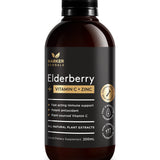 Harker Herbals Elderberry + Vitamin C + Zinc Syrup